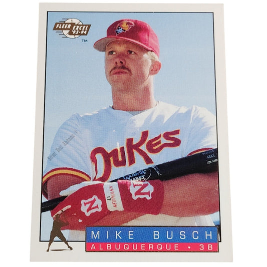 Mike Busch, Albuquerque Dukes, No. 210,  93-94 Fleer Excel Minor Leagues