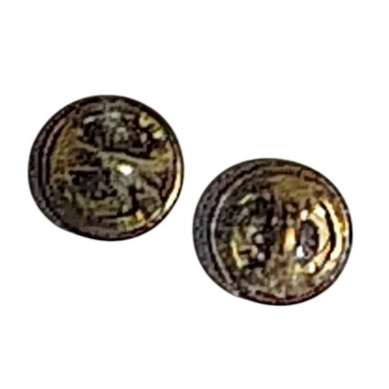 First Special Service Force Collar Pin, 1"D, Crossing Arrows "Devil's Brigade"