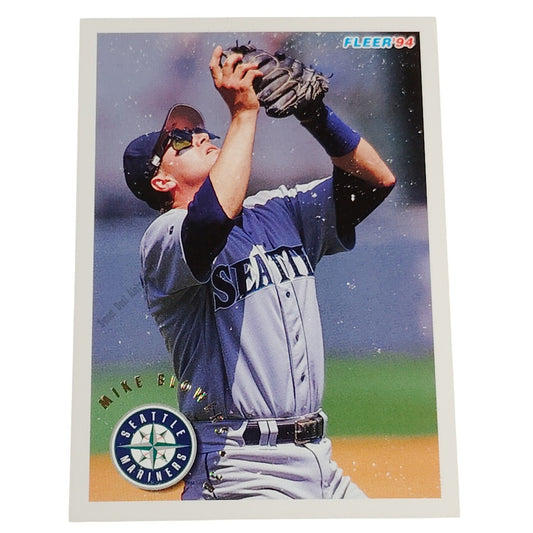 Mike Blowers, Seattle Mariners, #279, 1994 Fleer Baseball Collector's Card