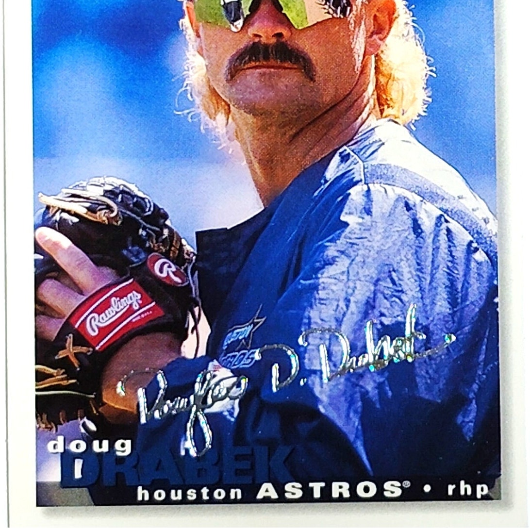 1996 Upper Deck Collector's Choice Silver Signature Doug Drabek 116 Astros VG/EX