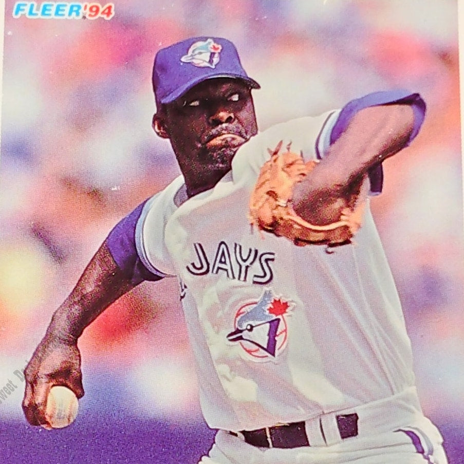 Dave Stewart, Toronto Blue Jays, #343, 1994 Fleer Baseball Collector's Card