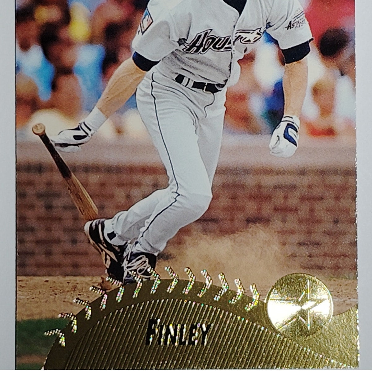 1995 Pinnacle Steve Finley Card #114 Houston Astros CF VG/EX