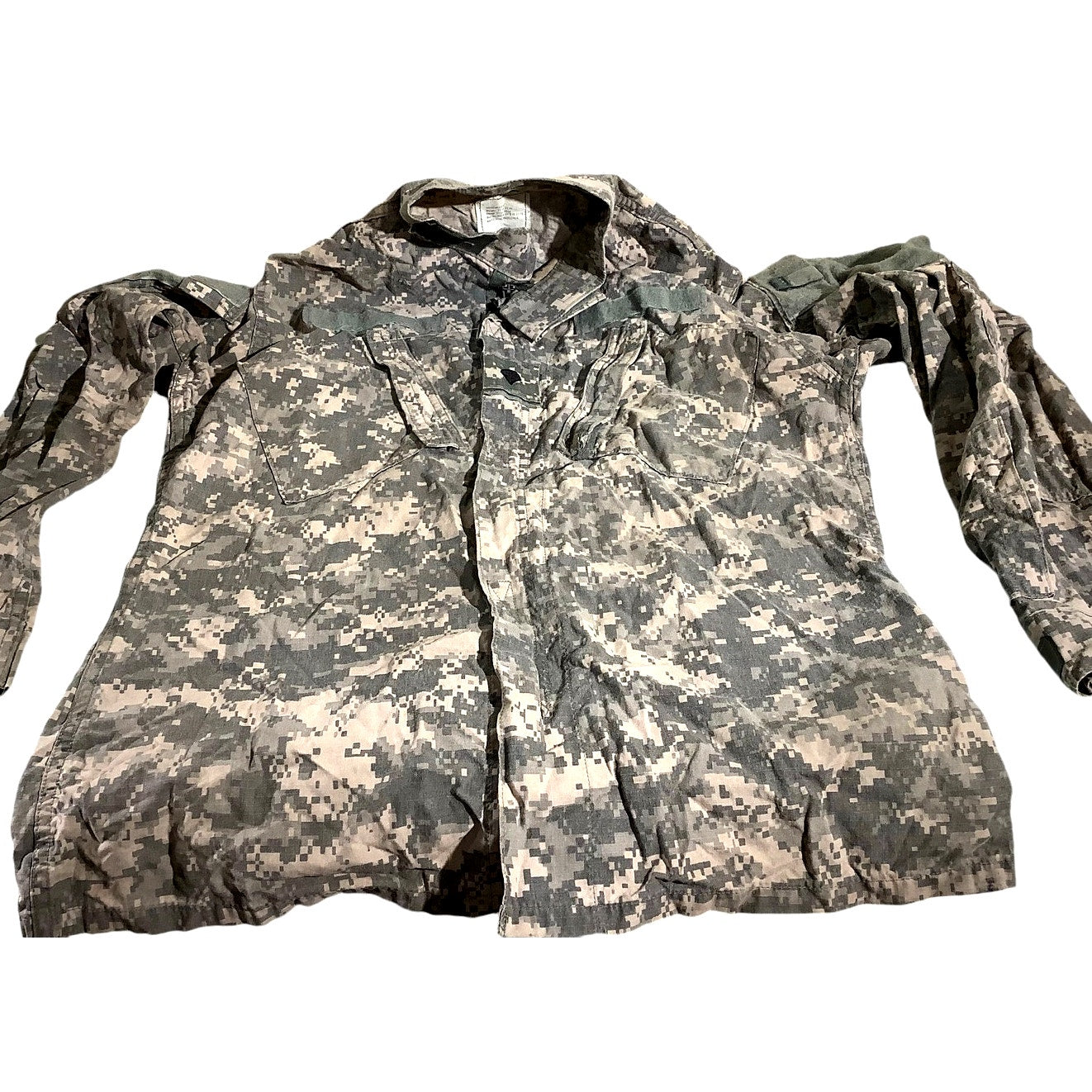 UNIVERSAL COAT, ARMY COMBAT UNIFORM, FLAME RESISTANT, EUC, SIZE: MEDIUM/LONG
