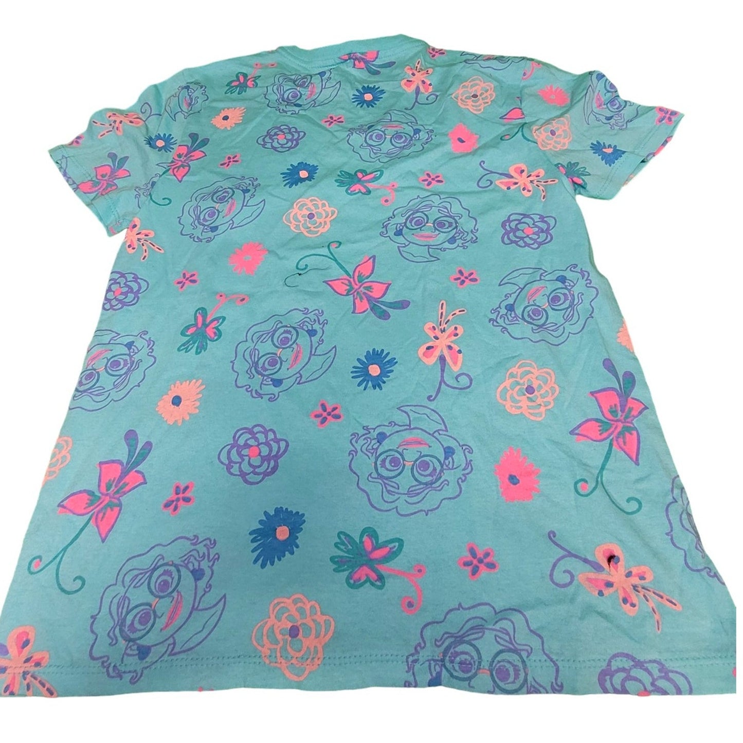 Girls' Disney Encanto Short Sleeve Graphic T-Shirt - Turquoise Blue M (8)