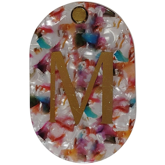 Compact Mirror & Comb – Monogram “M” – Foldable Accessory – 3.5"x2.375" Closed