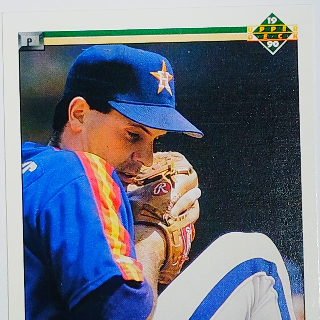 1990 Upper Deck Jim Deshaies #221 Houston Astros Pitcher Action Shot - VG/EX