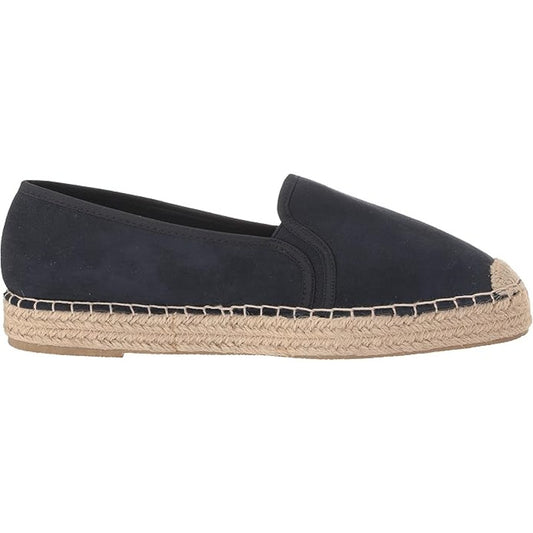 EVANS Women’s Navy Sneaker – Wide Fit, Espadrille Sole, Size 5 EEE