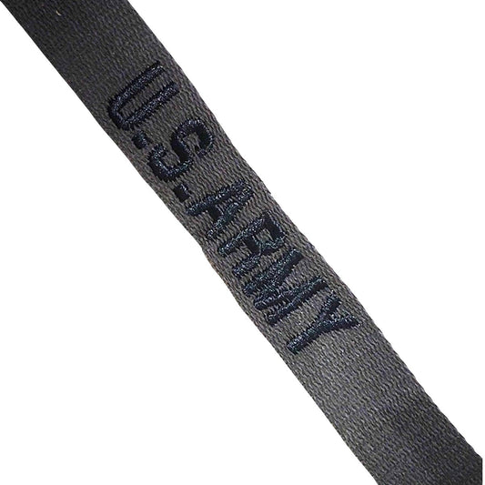 Subdued Foliage Green U.S. Army Name Tape – Black Text, 7-5/8"W x 1"H