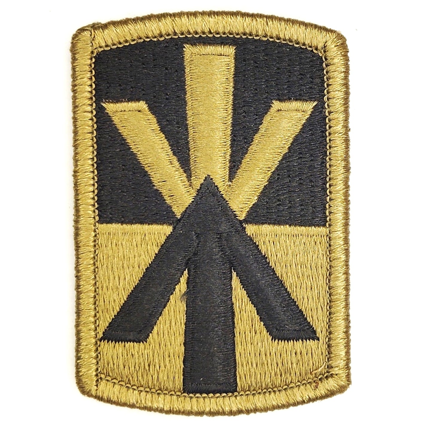 11th ADA Brigade SSI Patch, US Army, OCP Subdued Hook Back 3" × 2"
