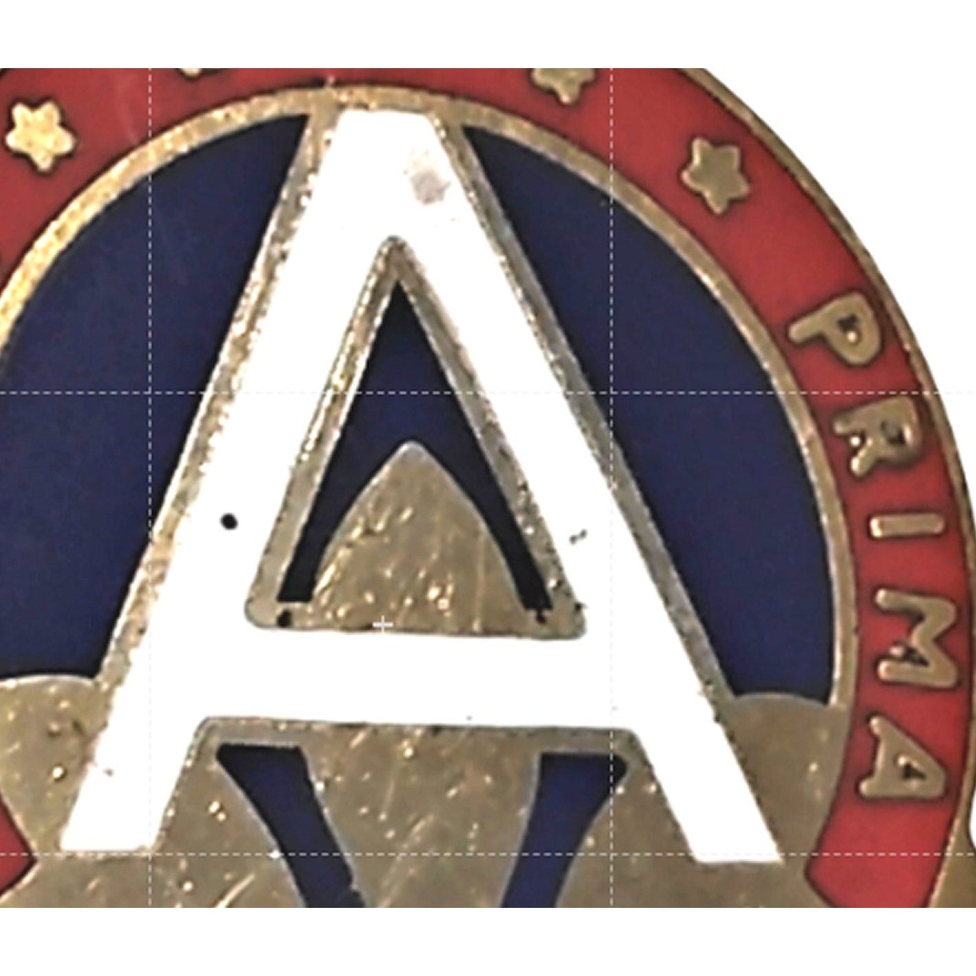 Third Army Hat Lapel Pin 1‑1/8"- Made in U.S.A. by Harry Sugerman, Inc. (Susco)