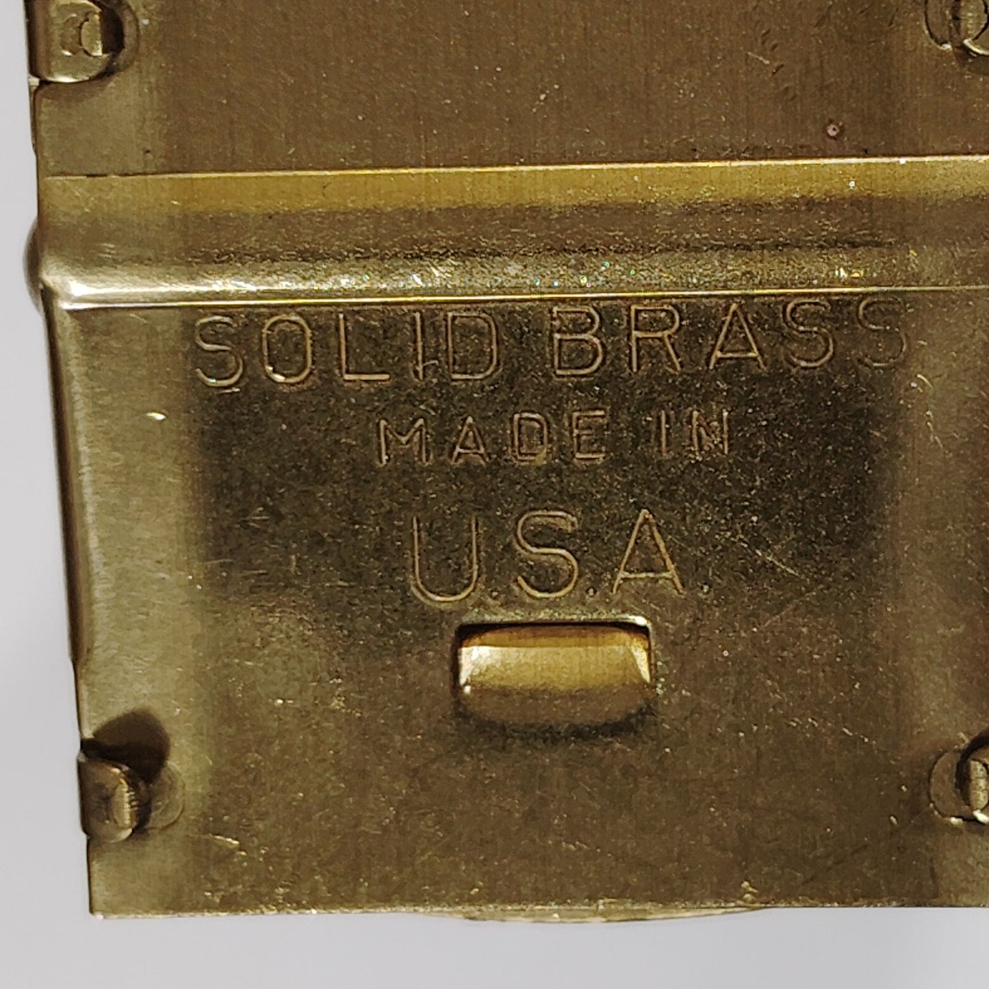 42" Dark Navy Blue Web Belt – U.S. Made, Solid Brass Military Style Buckle