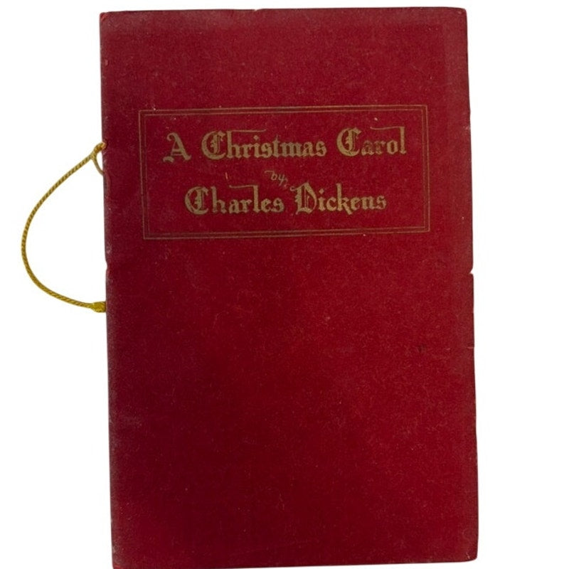 Vintage  A Christmas Carol by Charles Dickens - Illustrated Novella