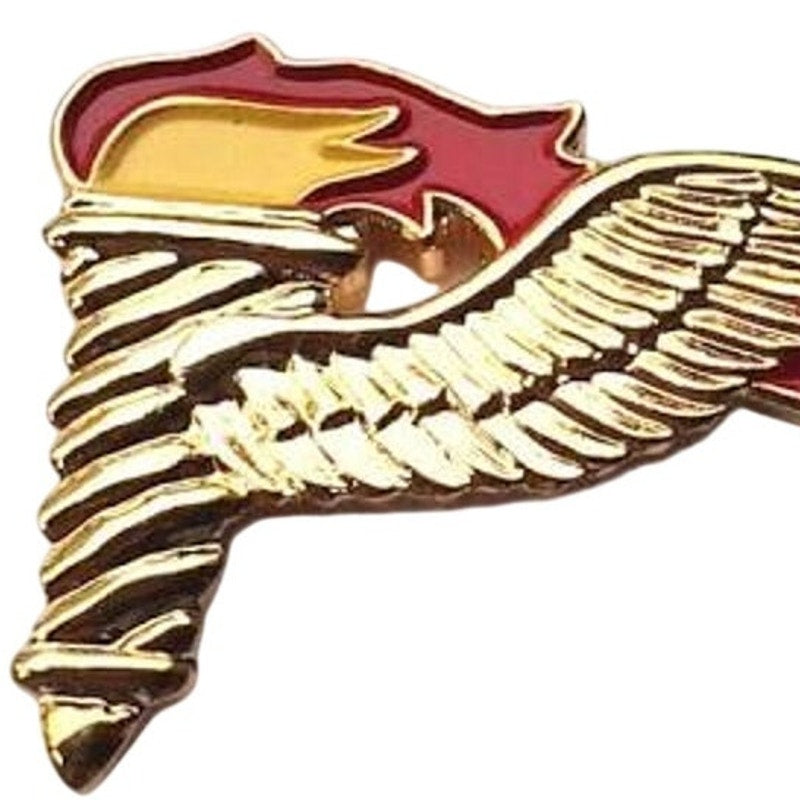 US Army Pathfinder Novelty Hat Lapel Pin Torch Wing 1‑1/4" × 1"