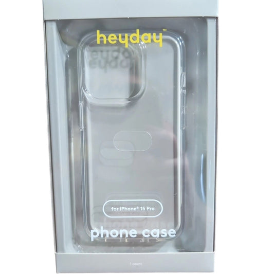 Heyday Case, Clear, For Apple iPhone 15 Pro, Wireless Charging Compatible