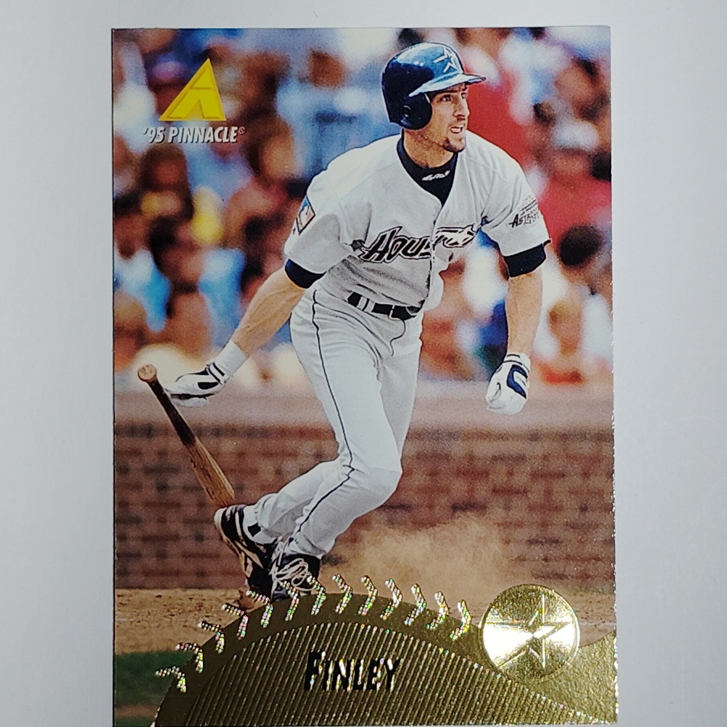 1995 Pinnacle Steve Finley Card #114 Houston Astros CF VG/EX