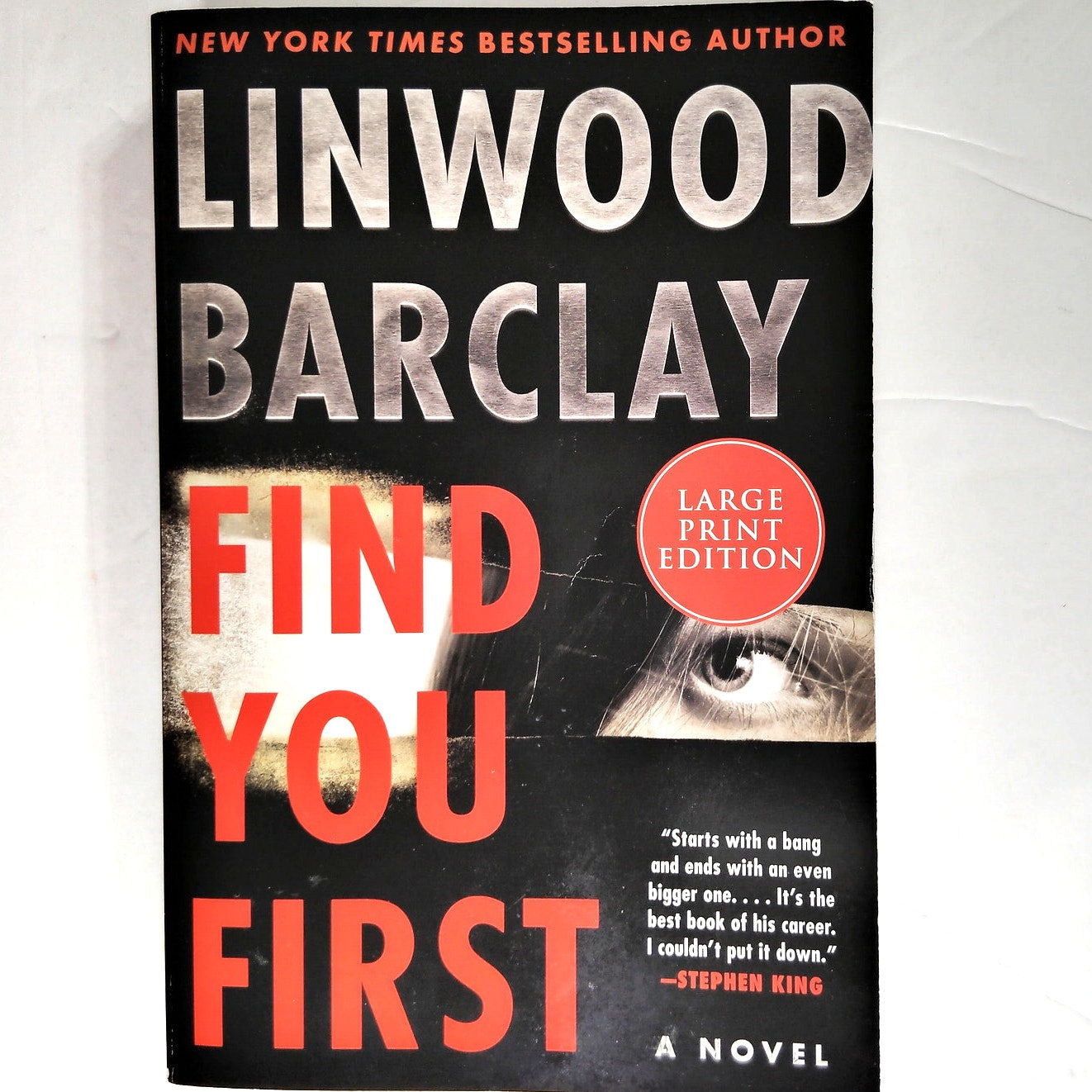 Find You First by Linwood Barclay (Large Print Paperback, 9780063062412)