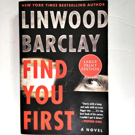 Find You First by Linwood Barclay (Large Print Paperback, 9780063062412)