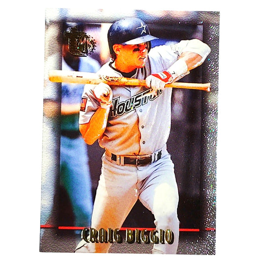 1995 Topps Embossed #66 Craig Biggio Houston Astros Second Baseman - VG/EX