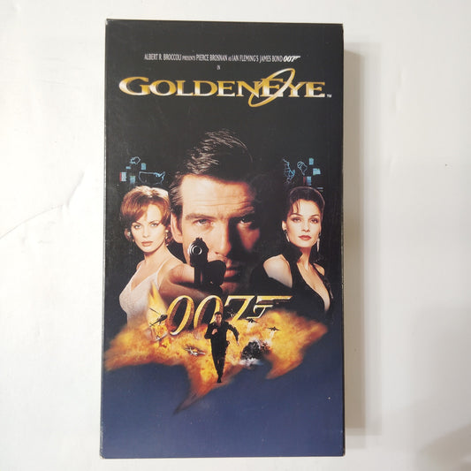 GoldenEye VHS 1995 Pierce Brosnan Sean Bean James Bond Action