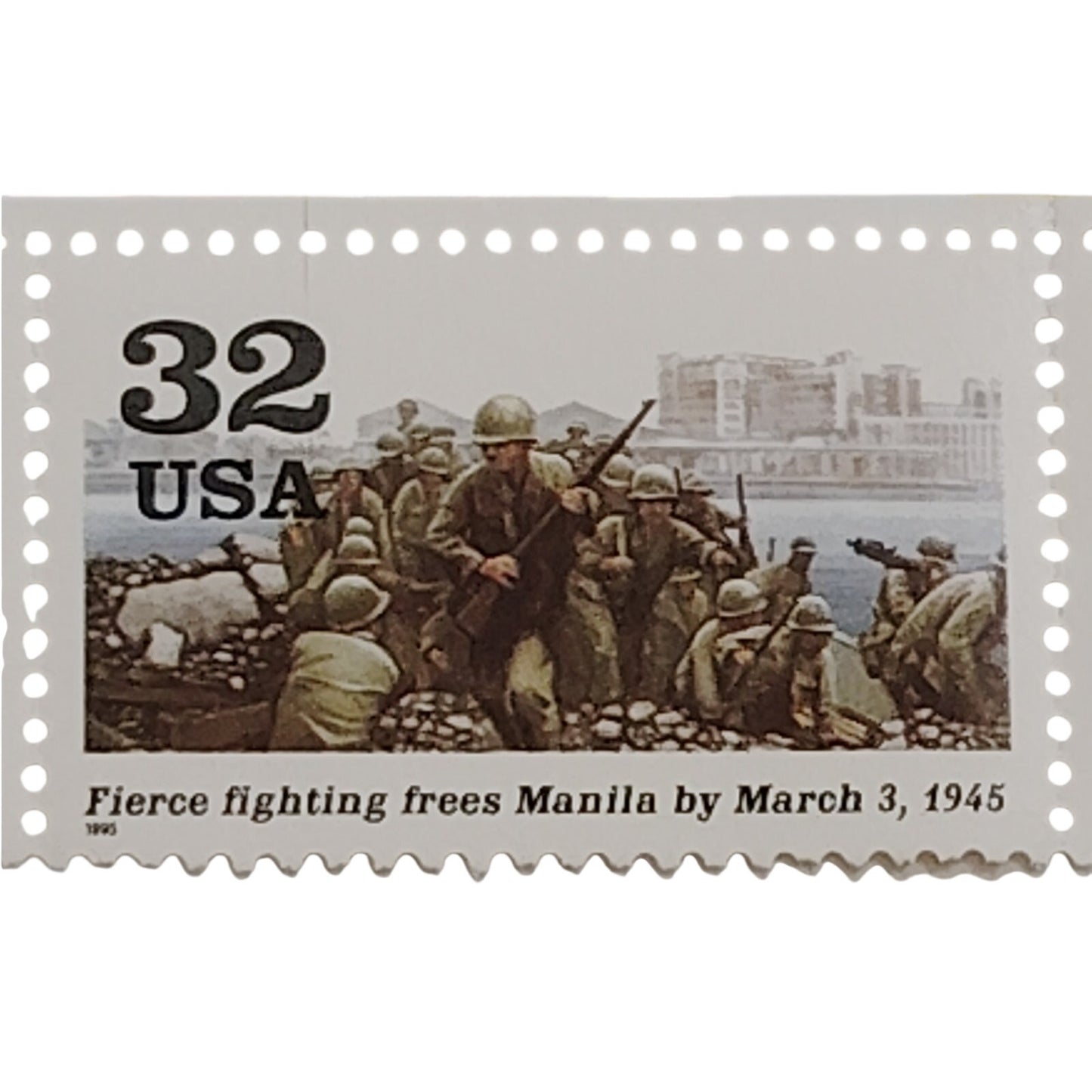 Strip of 5 – 1995 USA 32¢ WWII 50th Anniversary MNH