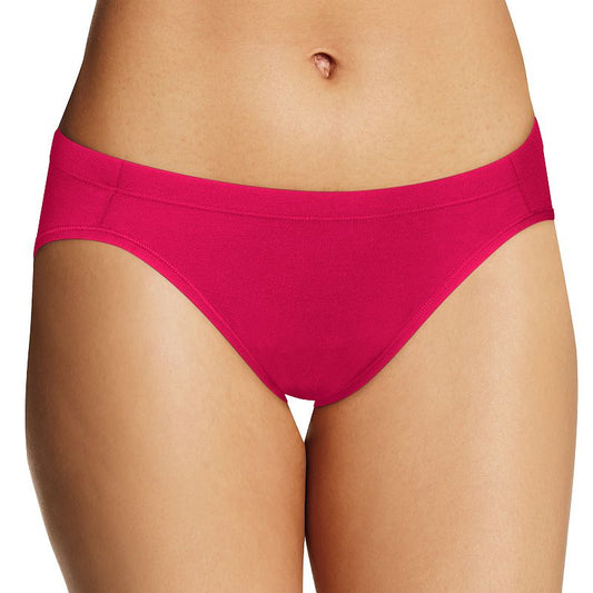Maidenform Barely There Naturally Soft Bikini Panty – Dark Red – Size XL/8