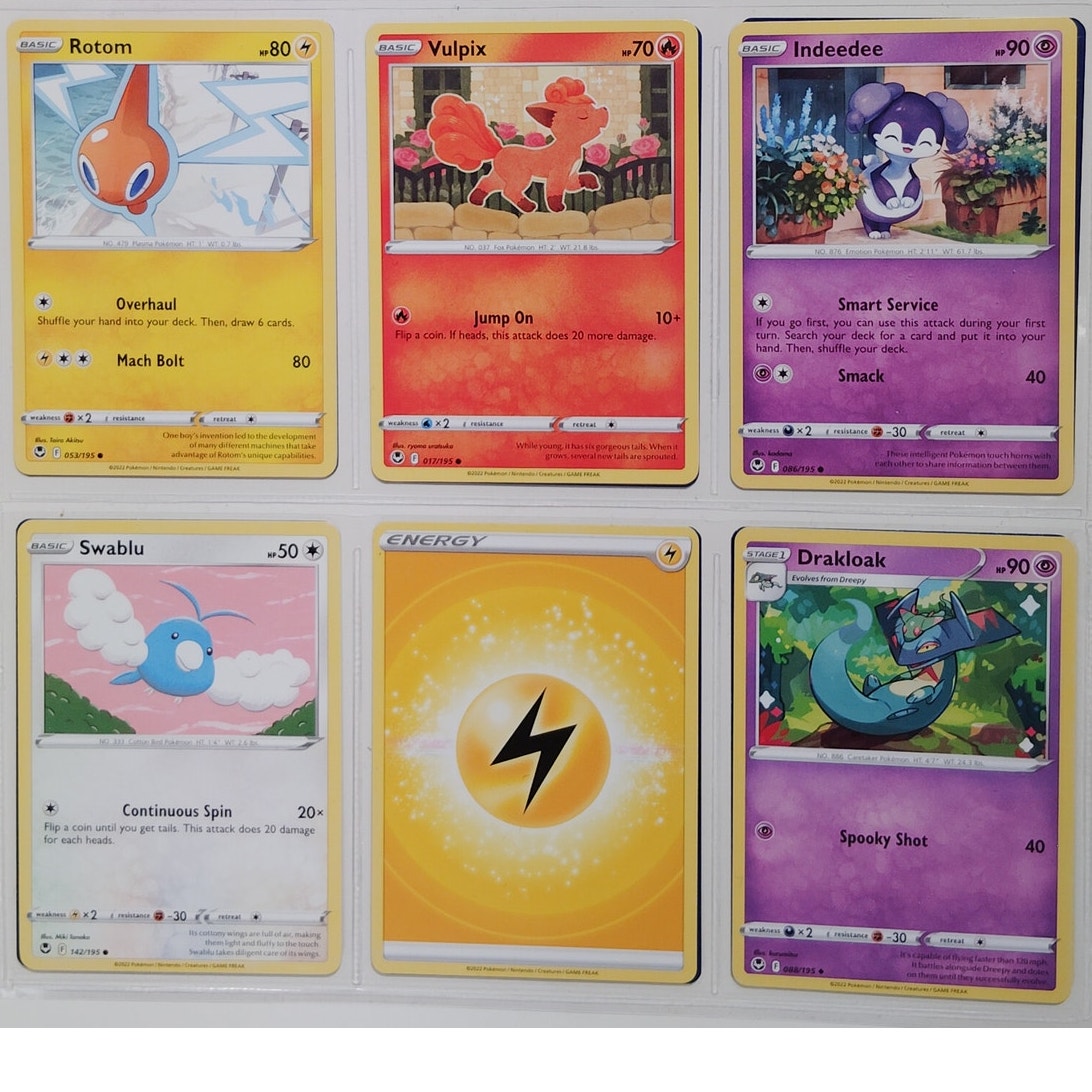 18 Random Pokémon Cards Pictured, Actual Photos Provided