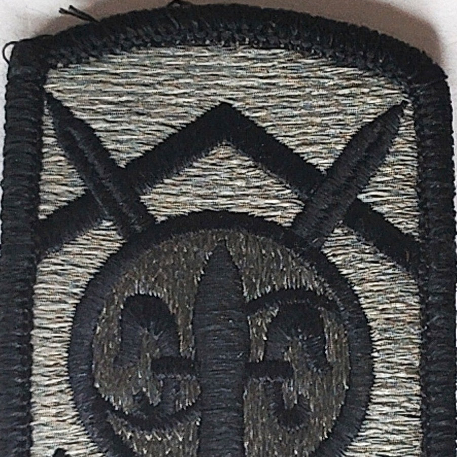 501st Sustainment Brigade Subdued SSI Novelty Patch Hook Backing 3" x 2" ACU OCP
