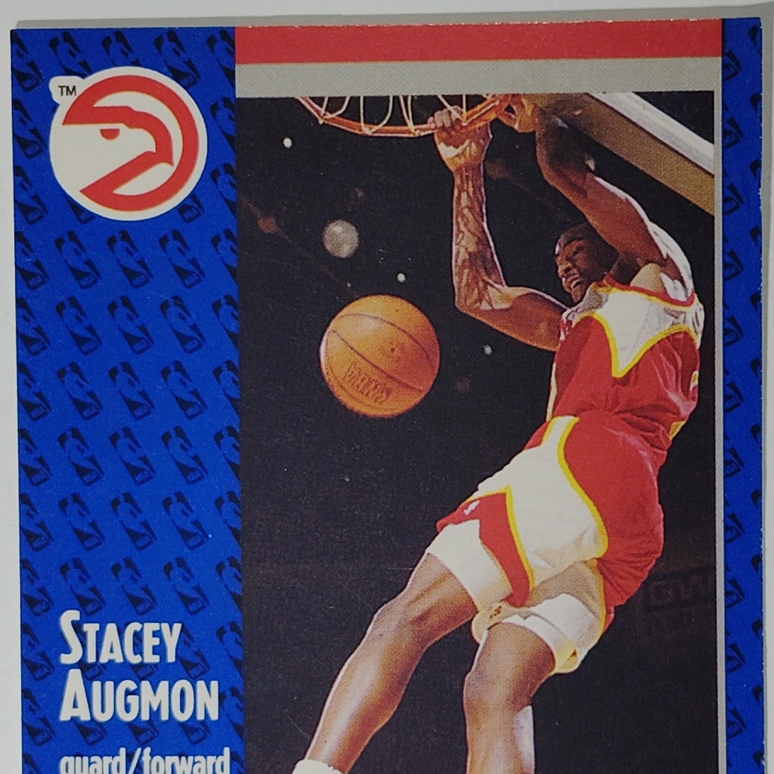 1991–92 Fleer Stacey Augmon #241 – Atlanta Hawks – Guard/Forward