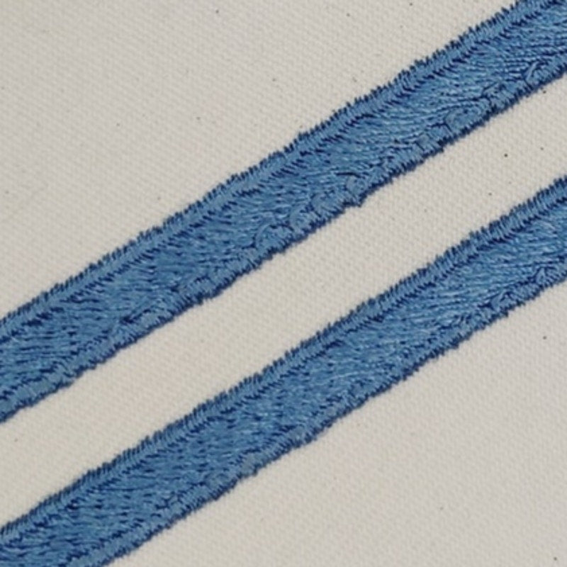 Vintage US Navy Seaman Apprentice E‑2 Blue Stripes on White Patch NOS 3"