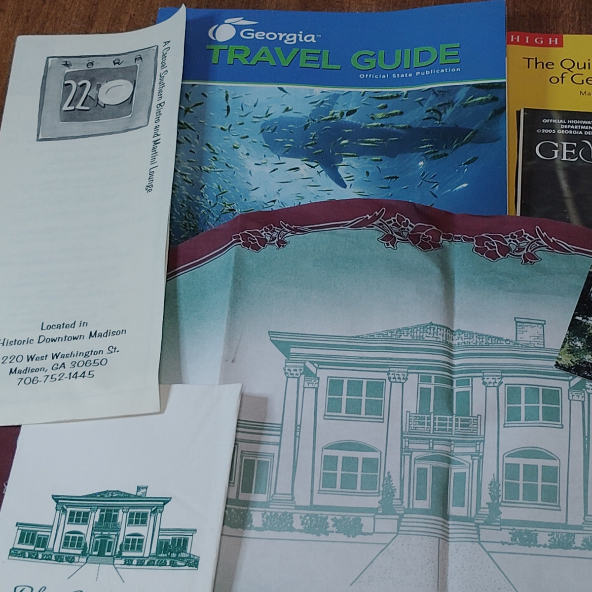 Georgia Travel Ephemera Lot (2006) - Brochures, Maps & Guides Collection