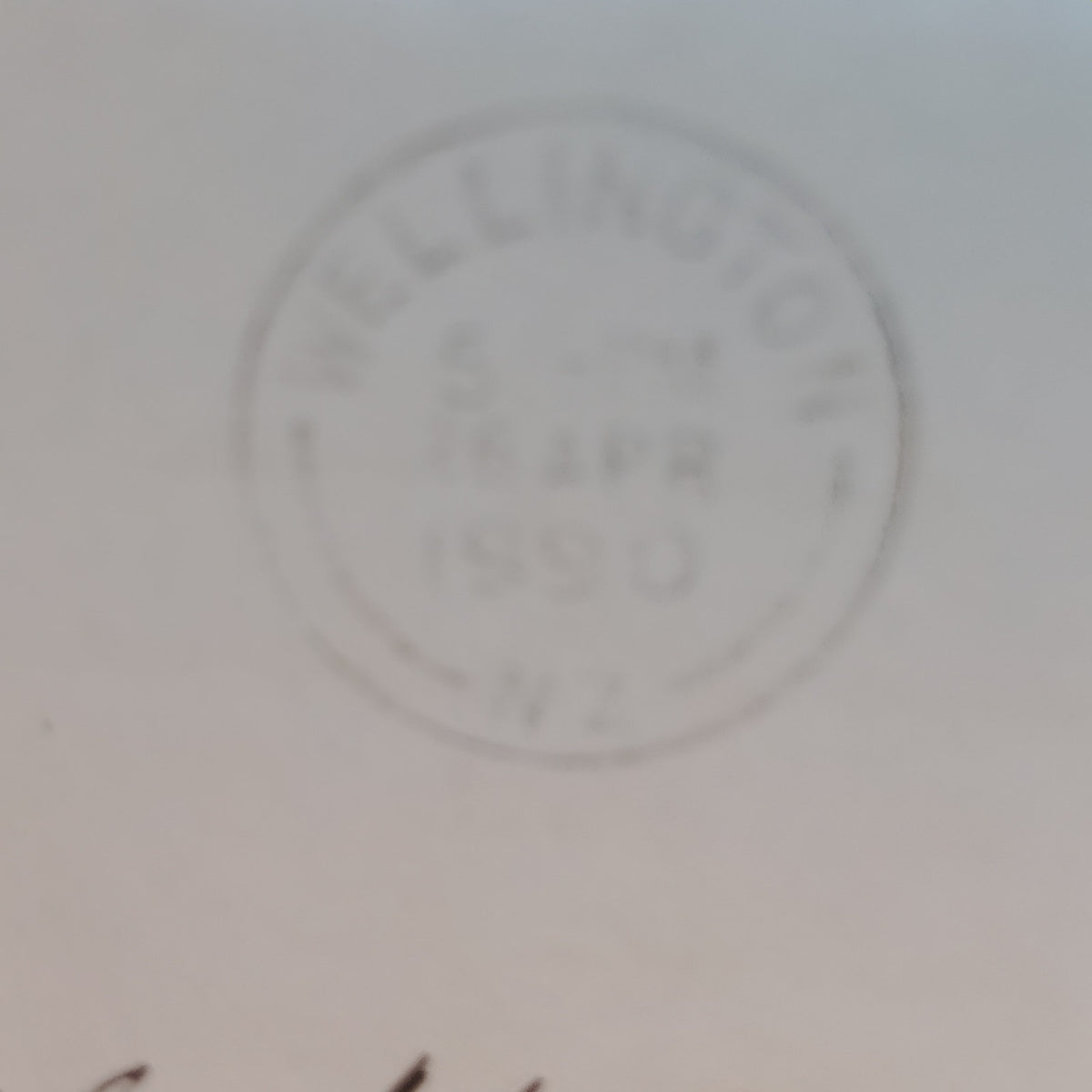 1990 New Zealand Aerogramme Cover Wellington Postmark $1.00 Ship Stamp Airmail