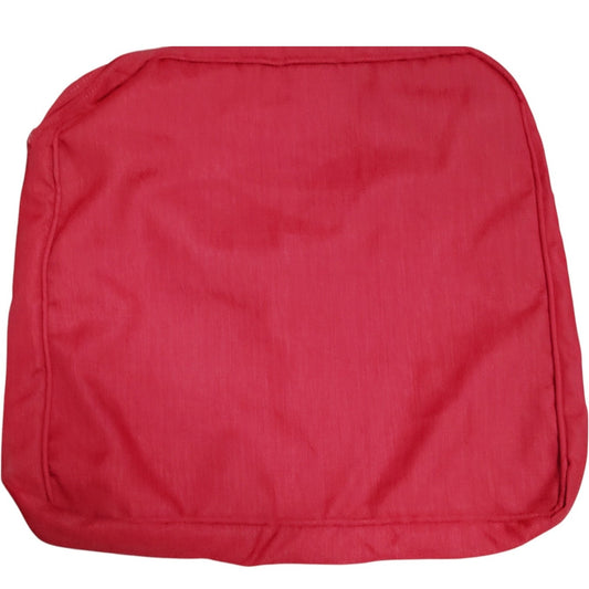 Outdoor Cushion Slipcover – 20" W × 19" D × 3" H, Red CushionGuard Fabric