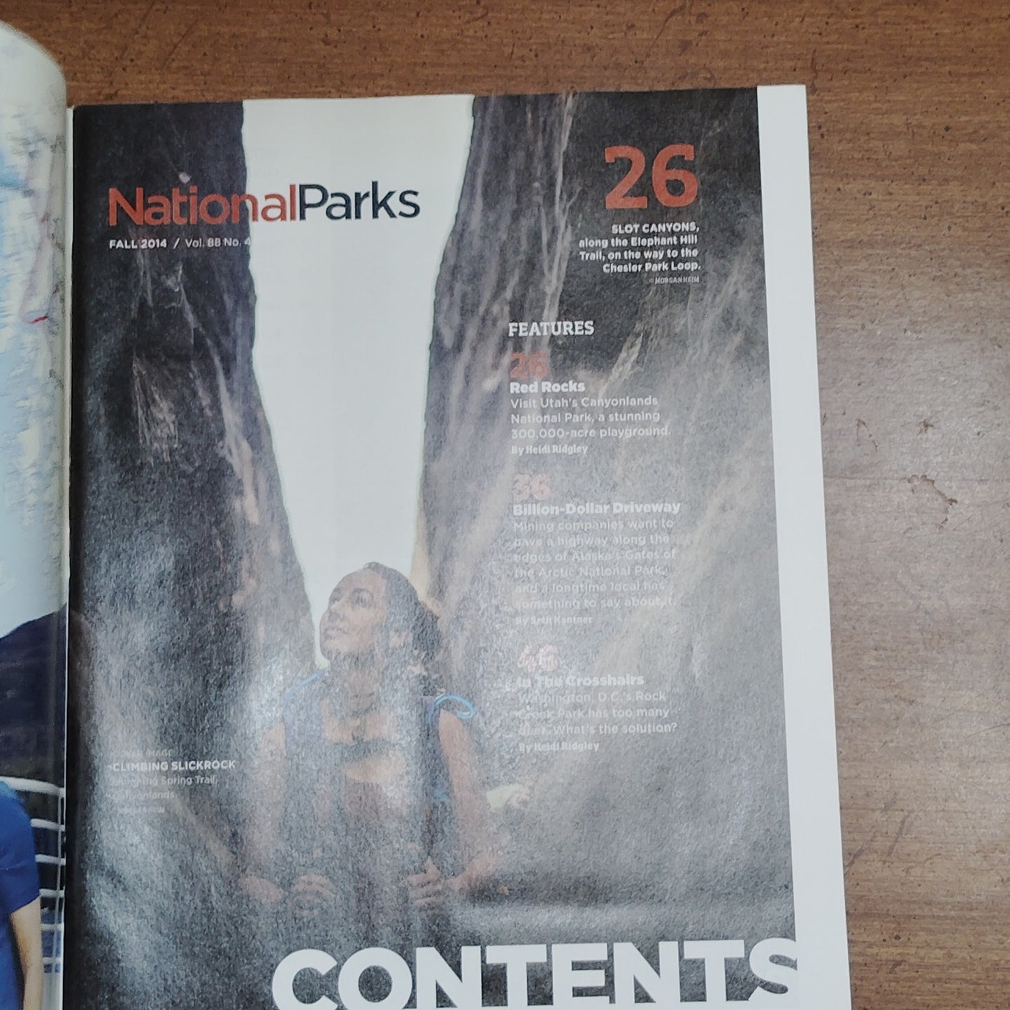 National Parks Magazine - Fall 2014 "Go Climb A Rock" - Conservation Association