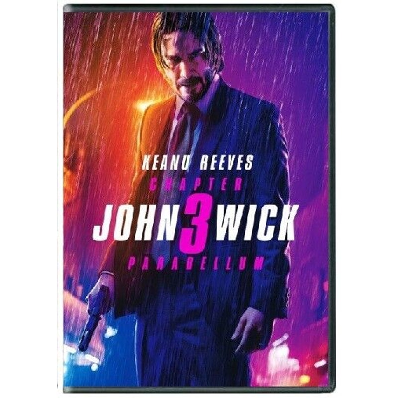 John Wick Chapter 3 Parabellum DVD 2019 Action Keanu Reeves Assassin Franchise