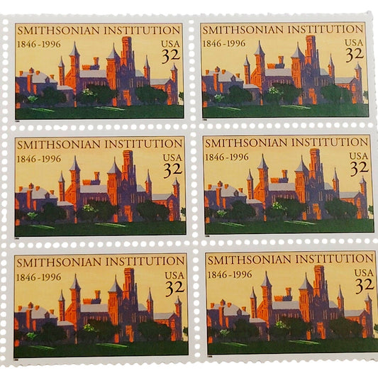 Block of 6 – 1996 USA 32¢ Smithsonian Institution MNH Scott 3059