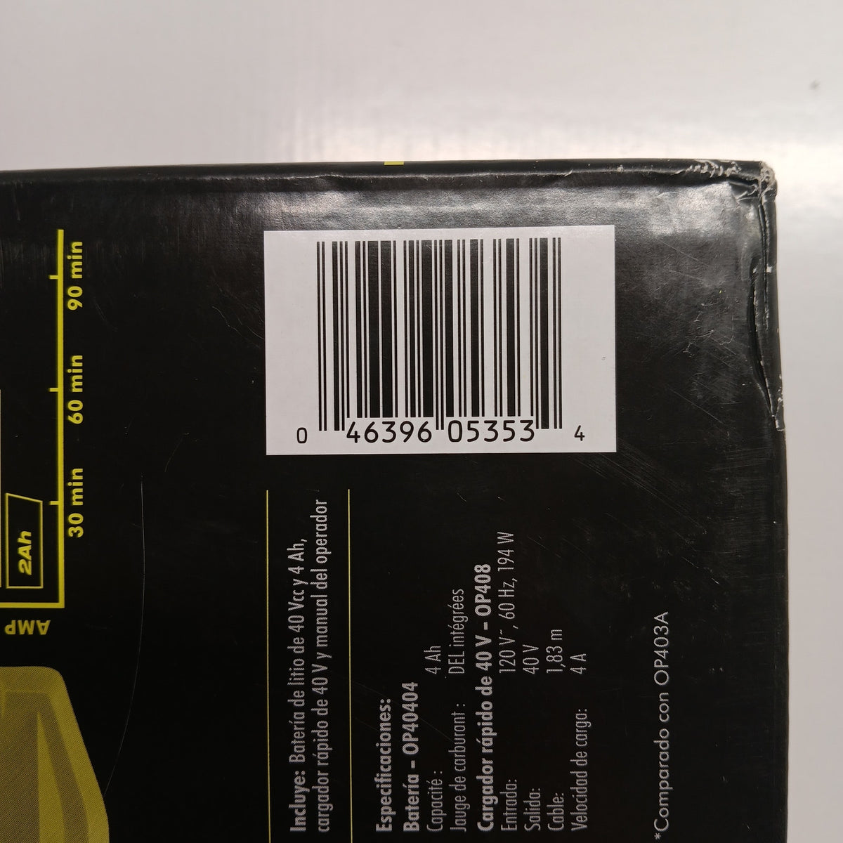 Ryobi 40V 4Ah Lithium Starter Kit Battery & Charger OP40404VNM Green