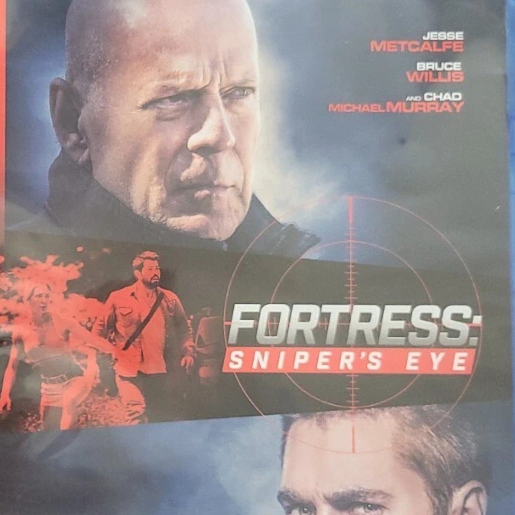 Fortress: Sniper's Eye (Blu-ray, 2022) Action Thriller Sequel w/ Bruce Willis