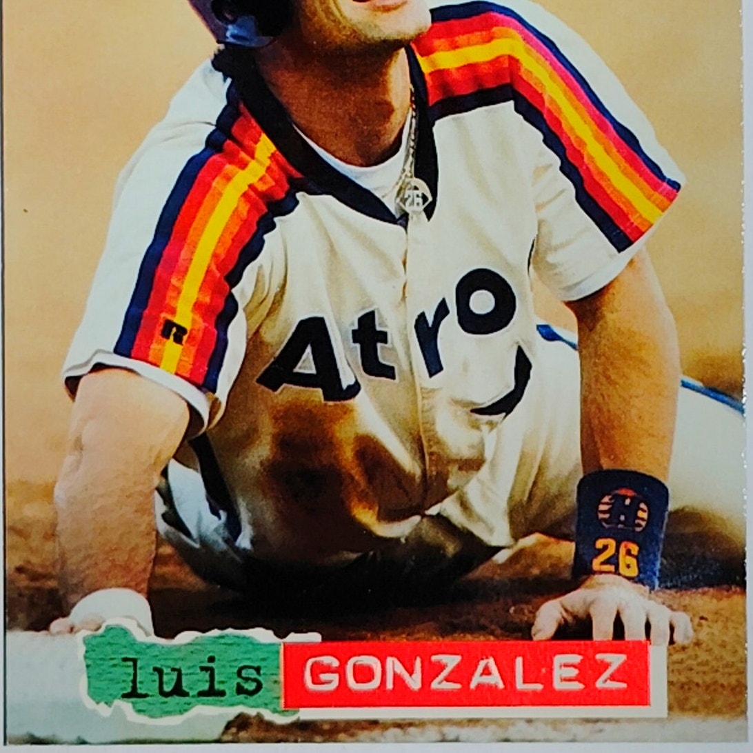 1994 Topps Stadium Club #35 Luis Gonzalez Houston Astros Outfielder - VG/EX