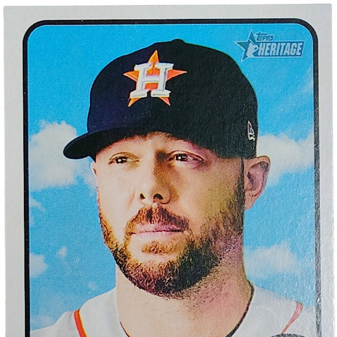 2022 Topps Heritage Ryan Pressly 218 Houston Astros Pitcher Baseball VG/EX