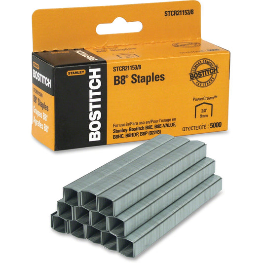 Bostitch B8 Premium PowerCrown Staples – 3 Boxes