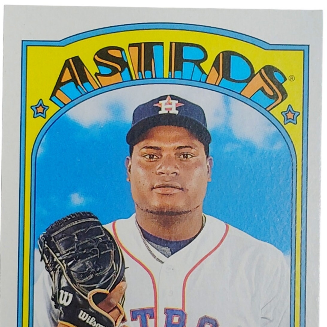 2021 Topps Heritage Framber Valdez 154 Houston Astros Pitcher VG/EX