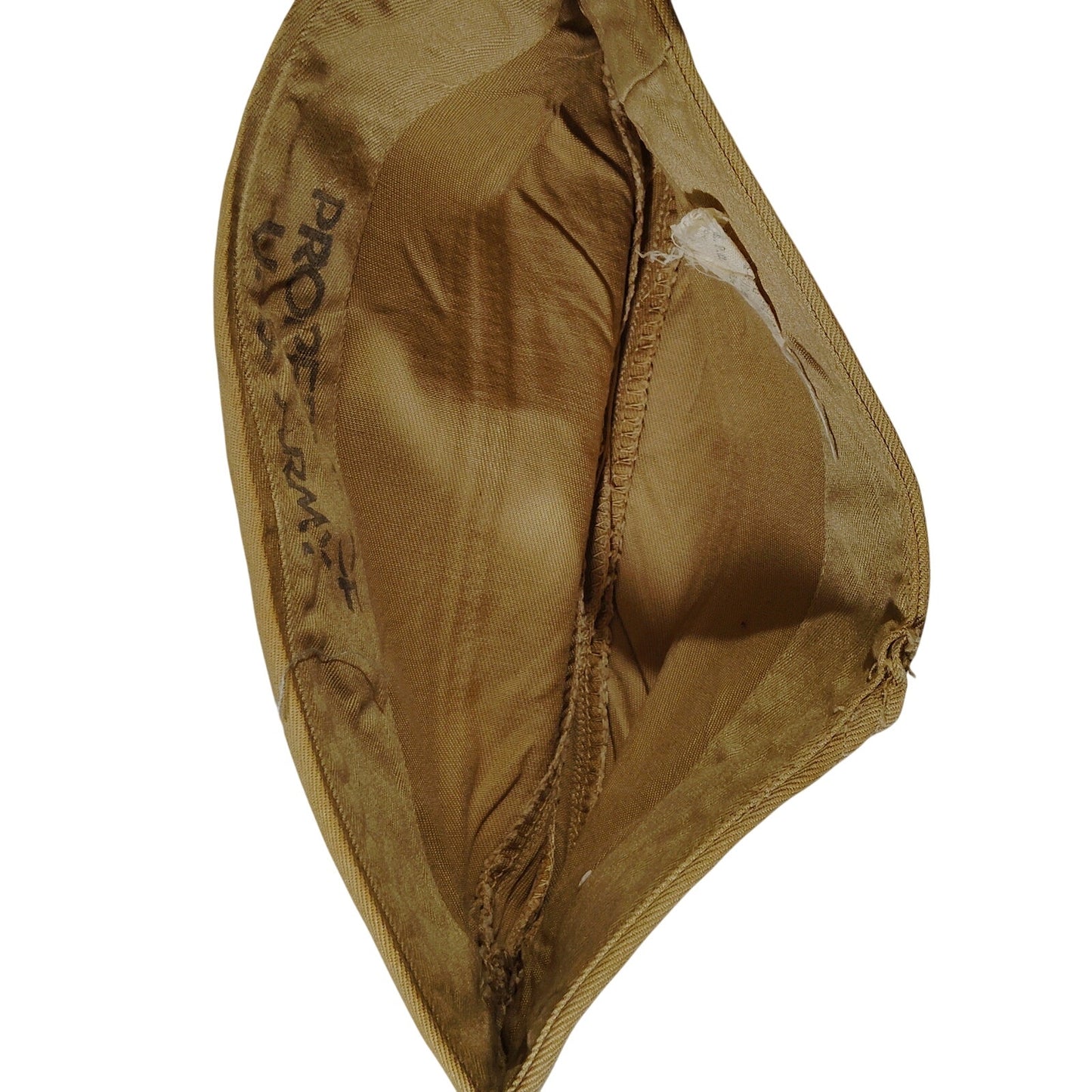 1940s Khaki Garrison Cap – Size 6-3/8, City Uniform Co., Stock No. 73-C-13005