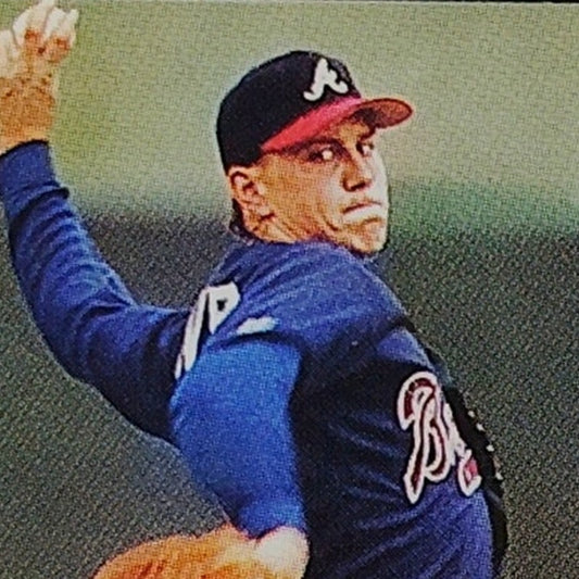1991 Bowman Steve Avery #566 Atlanta Braves Pitcher Baseball Card NM