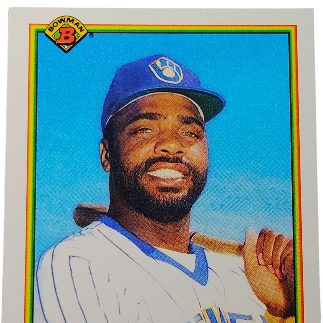 1990 Bowman Dave Parker #398 Milwaukee Brewers Outfielder MLB Baseball Card NM
