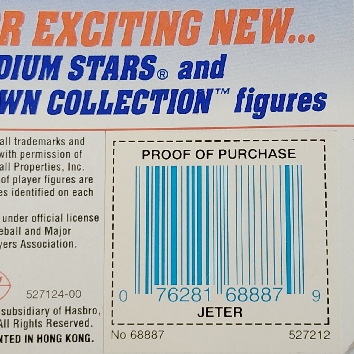 1996 Kenner Starting Lineup Derek Jeter New York Yankees Action Figure