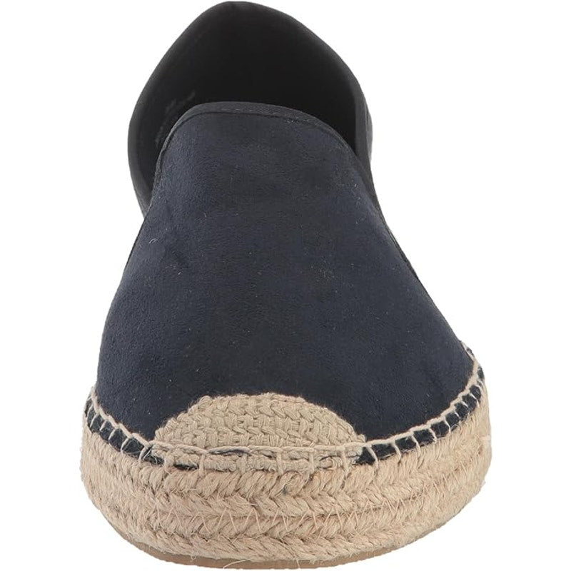 EVANS Women’s Navy Sneaker – Wide Fit, Espadrille Sole, Size 5 EEE