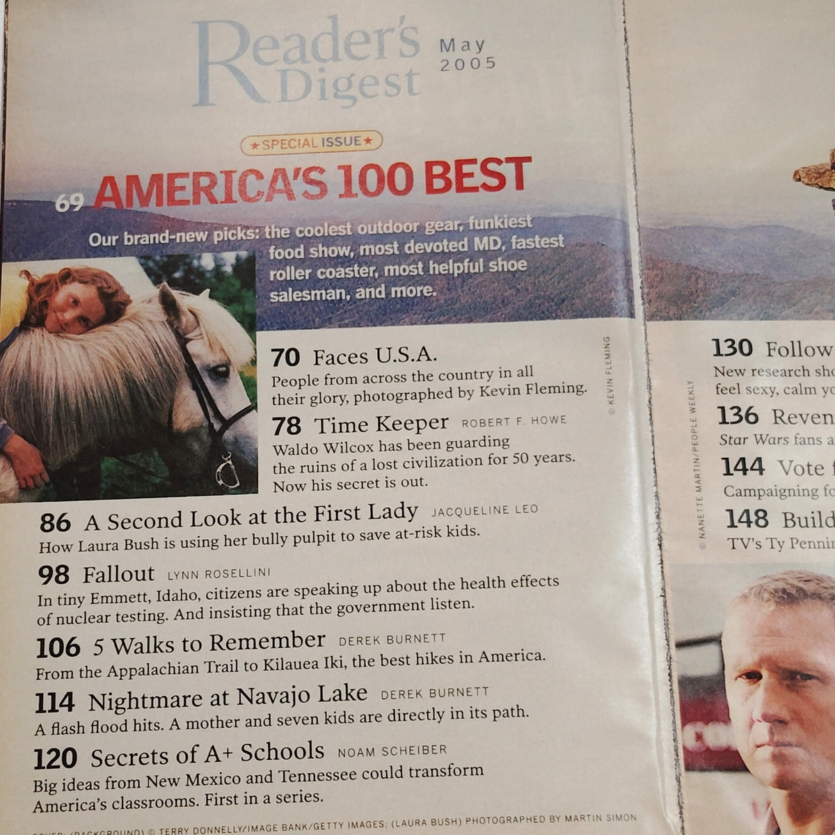 Reader's Digest May 2005 America's 100 Best Special Issue Magazine Laura Bush