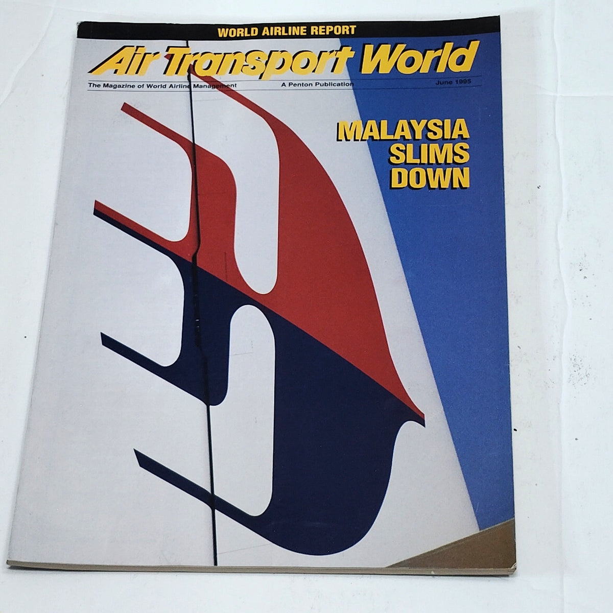 Air Transport World Magazine - June 1995: Malaysia Airlines, Vintage Aviation