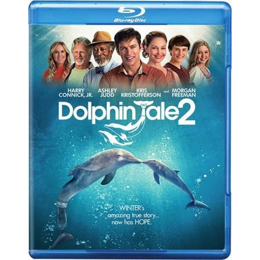 Dolphin Tale 2 - Blu-ray, 2014 Family Drama, Morgan Freeman, Harry Connick Jr.