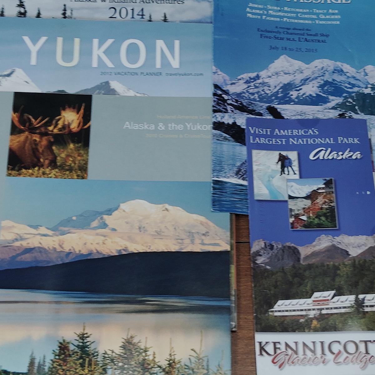 Vintage Alaska & Yukon Travel Ephemera Lot - Brochures & Guides 2009+
